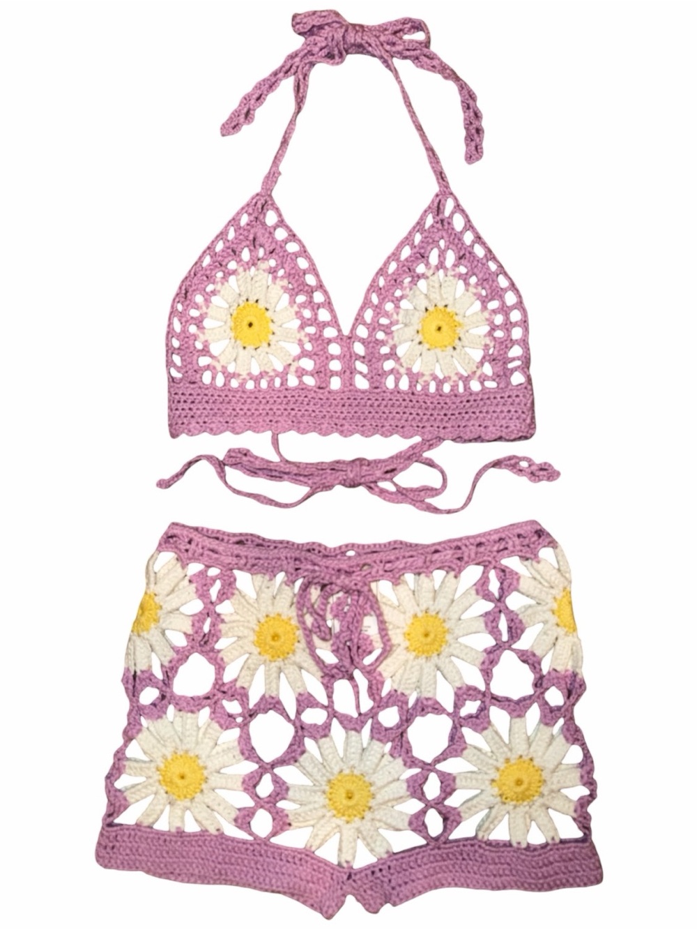 Crochet Two Piece Co-Ord Set